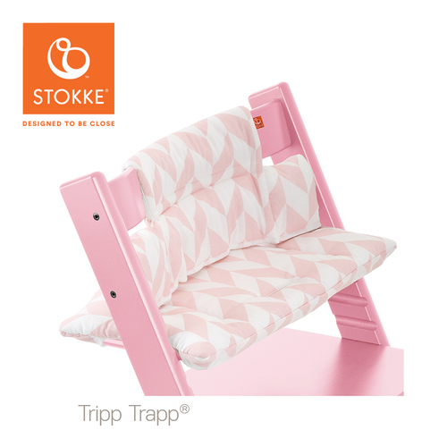 Tripp Trapp® 成長椅座墊-粉菱格紋