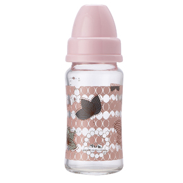 【寬口徑】耐高溫硬質玻璃奶瓶240ml