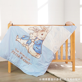 (0827測試)台灣小羊毛被胎+夢境比得兔冬夏兩用被 105 x 135cm