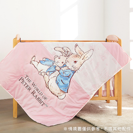 (0827測試)台灣小羊毛被胎+夢境比得兔冬夏兩用被 105 x 135cm