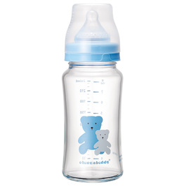 【寬口徑】耐熱硼矽玻璃奶瓶240ml