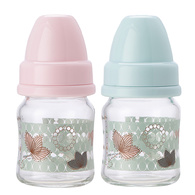 【寬口徑】耐高溫硬質玻璃奶瓶120ml