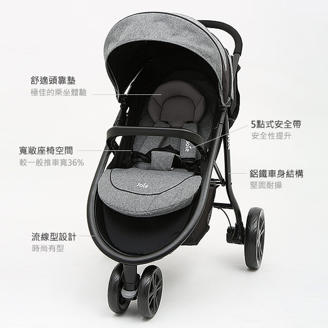  prevnext Joie Litetrax 豪華休旅推車