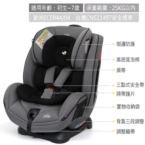 Joie stages 0-7歳成長型汽座-舒適升級版