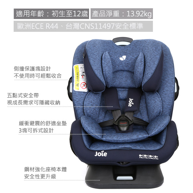  prevnext Joie every stage fx ISOFIX 0-12歲全階段汽座