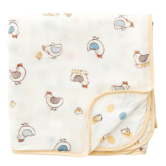 竹纖維紗布快樂小雞紗布被 竹纖維紗布快樂小雞紗布被